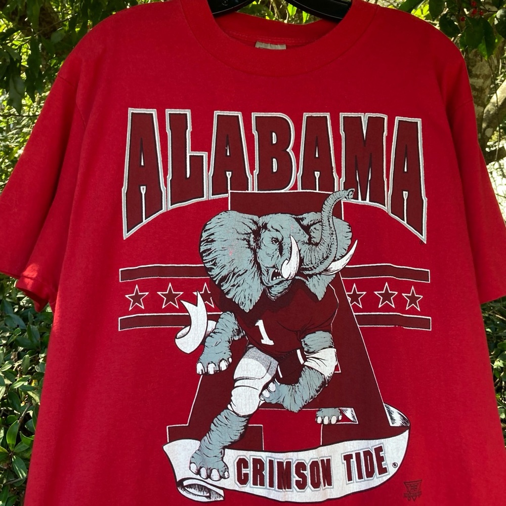 Vintage 90s Alabama Crimson Tide Delta Single Stitch Tee